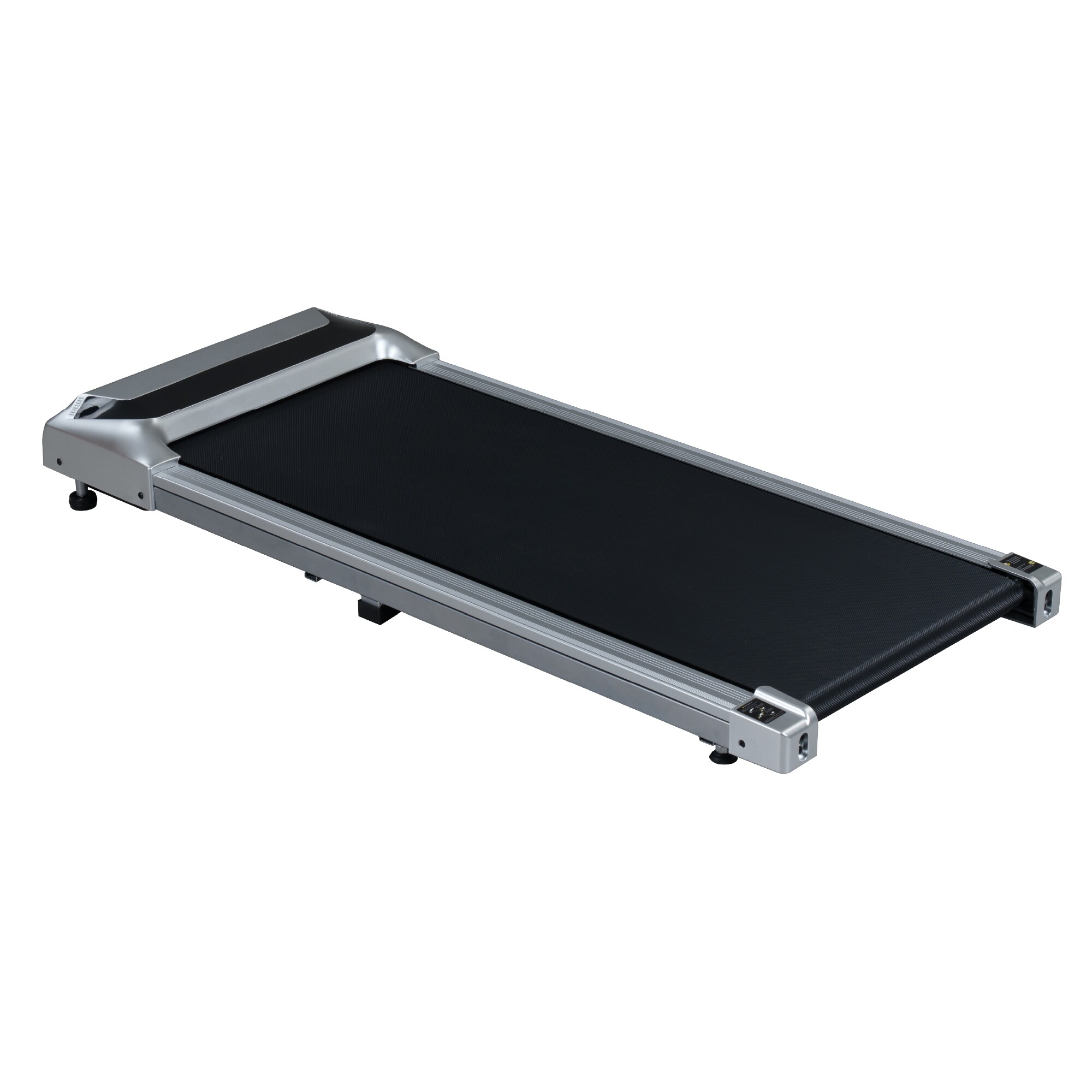 2.5HP Under Desk Treadmill, Portable Walking Pad For Home & Office, Compact Running & Walking Machine With Remote Control, LED Display, Silver_voghion.com